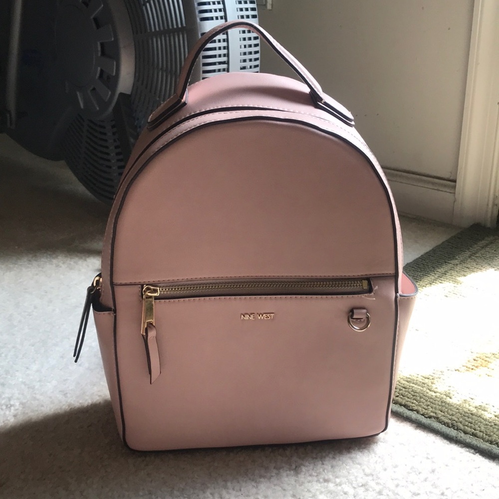 Nine West light pink backpack